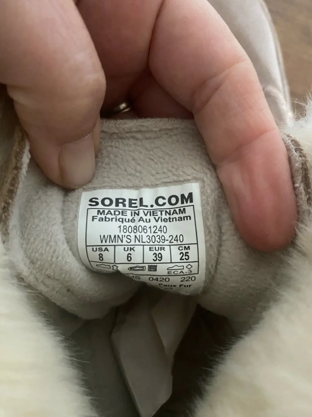 SOREL - Women's Tan Suede Faux-Fur Winter Ankle Boot